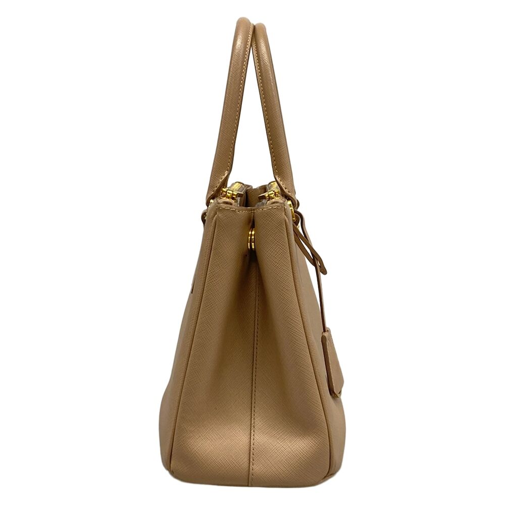Prada Galleria Handbag Beige Gold - Picture 2 of 15